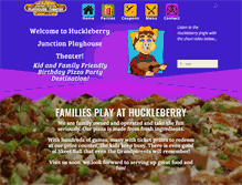 Tablet Screenshot of huckleberryjunction.com